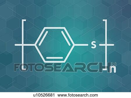 Polyphenylene sulfide polymer chemical structure View Large Photo Image Stock Image - Polyphenylene sulfide polymer chemical structure. Fotosearch