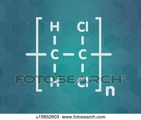 Polyvinylidene chloride polymer chemical structure View Large Photo Image Stock Image - Polyvinylidene chloride polymer chemical structure. Fotosearch