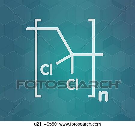 Polyvinylidene chloride polymer chemical structure View Large Photo Image Stock Image - Polyvinylidene chloride polymer chemical structure. Fotosearch