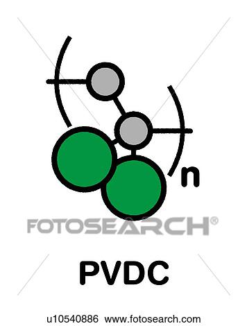 Polyvinylidene chloride polymer chemical structure View Large Photo Image Stock Photograph - Polyvinylidene chloride polymer chemical structure. Fotosearch