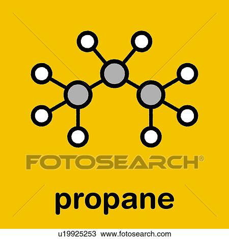 Propane hydrocarbon molecule View Large Photo Image Stock Image - Propane hydrocarbon molecule. Fotosearch