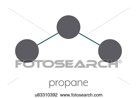 Propane hydrocarbon molecule, illustration View Large Photo Image Stock Image - Propane hydrocarbon molecule, illustration. Fotosearch