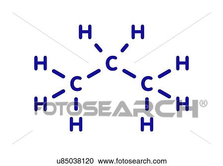 Propane hydrocarbon molecule View Large Photo Image Stock Image - Propane hydrocarbon molecule. Fotosearch