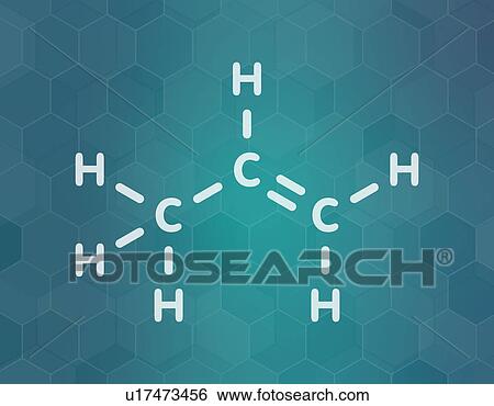 Propene or propylene molecule View Large Photo Image Stock Photograph - Propene or propylene molecule. Fotosearch
