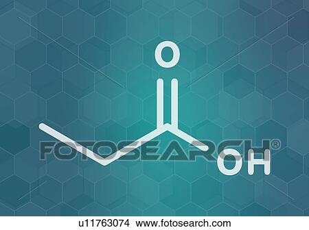 Propionic acid molecule View Large Photo Image Picture - Propionic acid molecule. Fotosearch