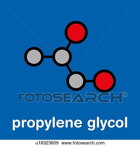 Propylene glycol molecule View Large Photo Image Stock Photography - Propylene glycol molecule. Fotosearch