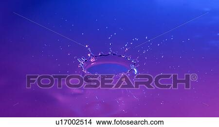 Purple and blue splashing water View Large Photo Image Picture - Purple and blue splashing water. Fotosearch