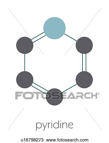 Pyridine chemical solvent and reagent molecule View Large Photo Image Stock Image - Pyridine chemical solvent and reagent molecule. Fotosearch