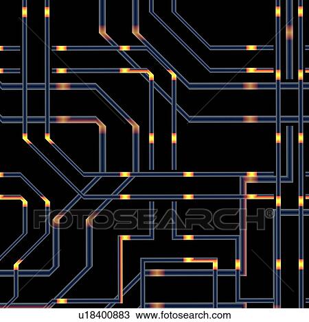 Stock Image - Quantum computing, illustration. Fotosearch