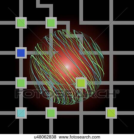 Quantum data, illustration View Large Photo Image Stock Photo - Quantum data, illustration. Fotosearch