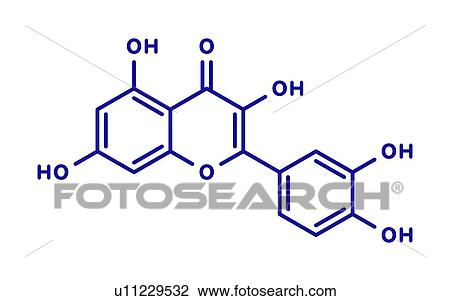 Quercetin plant molecule, illustration View Large Photo Image Stock Image - Quercetin plant molecule, illustration. Fotosearch