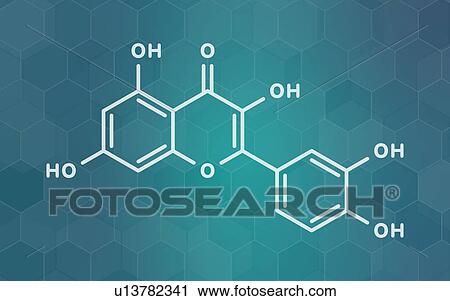 Quercetin plant molecule, illustration View Large Photo Image Stock Image - Quercetin plant molecule, illustration. Fotosearch