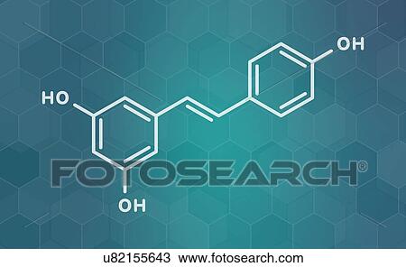 Resveratrol molecule, illustration View Large Photo Image Stock Image - Resveratrol molecule, illustration. Fotosearch