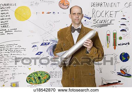 Stock Image - Rocket scientist. Fotosearch