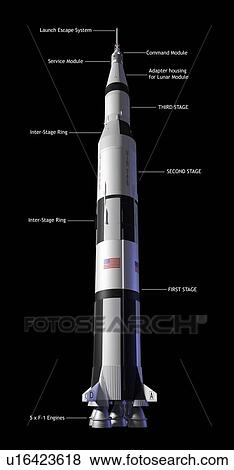Saturn 5 rocket, illustration View Large Photo Image Stock Photo - Saturn 5 rocket, illustration. Fotosearch