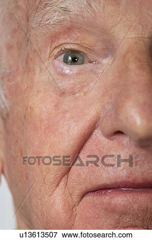 Stock Photo - Senior man's eye. Fotosearch