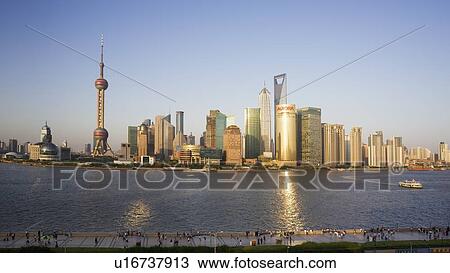 Stock Image - Shanghai, China. Fotosearch