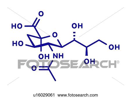 Sialic acid molecule, illustration View Large Photo Image Stock Image - Sialic acid molecule, illustration. Fotosearch