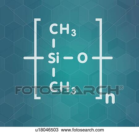 Silicone oil chemical structure, illustration View Large Photo Image Stock Image - Silicone oil chemical structure, illustration. Fotosearch