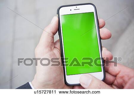 Stock Image - Smartphone use. Fotosearch