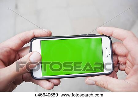 Stock Photo - Smartphone use. Fotosearch