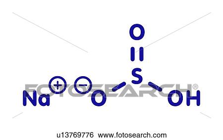 Sodium bisulfite salt chemical structure, illustration View Large Photo Image Stock Photograph - Sodium bisulfite salt chemical structure, illustration. Fotosearch