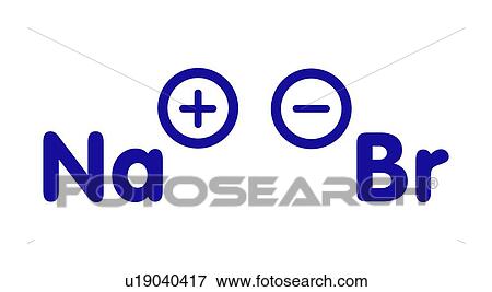Sodium bromide salt chemical structure View Large Photo Image Stock Photo - Sodium bromide salt chemical structure. Fotosearch
