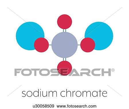 Sodium chromate chemical structure View Large Photo Image Stock Photo - Sodium chromate chemical structure. Fotosearch