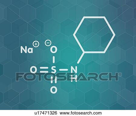 Sodium cyclamate artificial sweetener molecule View Large Photo Image Stock Photograph - Sodium cyclamate artificial sweetener molecule. Fotosearch