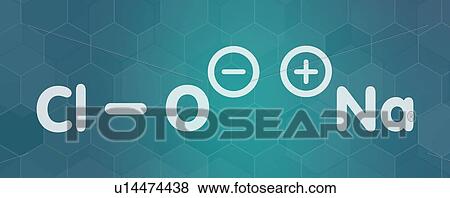 Sodium hypochlorite chemical structure, illustration View Large Photo Image Stock Photo - Sodium hypochlorite chemical structure, illustration. Fotosearch