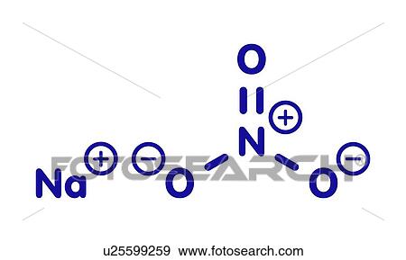 Sodium nitrate chemical structure, illustration View Large Photo Image Stock Photo - Sodium nitrate chemical structure, illustration. Fotosearch