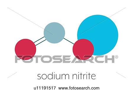 Sodium nitrite chemical structure, illustration View Large Photo Image Stock Photo - Sodium nitrite chemical structure, illustration. Fotosearch
