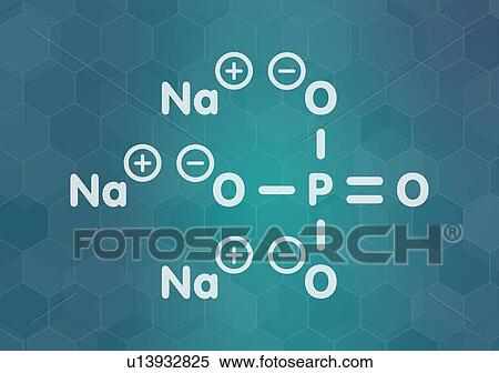 Sodium phosphate chemical structure, illustration View Large Photo Image Stock Photography - Sodium phosphate chemical structure, illustration. Fotosearch