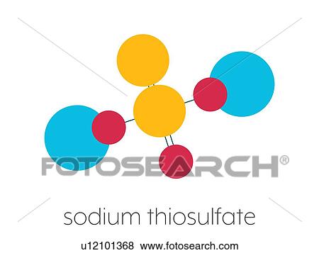 Sodium thiosulfate chemical structure, illustration View Large Photo Image Stock Photo - Sodium thiosulfate chemical structure, illustration. Fotosearch
