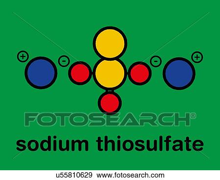 Sodium thiosulfate chemical structure, illustration View Large Photo Image Stock Photo - Sodium thiosulfate chemical structure, illustration. Fotosearch