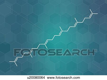 Squalene natural hydrocarbon molecule, illustration View Large Photo Image Picture - Squalene natural hydrocarbon molecule, illustration. Fotosearch