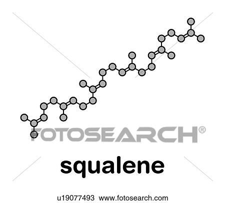 Squalene natural hydrocarbon molecule, illustration View Large Photo Image Stock Image - Squalene natural hydrocarbon molecule, illustration. Fotosearch