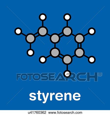 Styrene molecule, illustration View Large Photo Image Stock Image - Styrene molecule, illustration. Fotosearch
