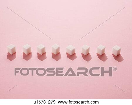 Stock Photo - Sugar cubes. Fotosearch