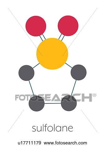 Sulfolane industrial solvent molecule, illustration View Large Photo Image Stock Photo - Sulfolane industrial solvent molecule, illustration. Fotosearch