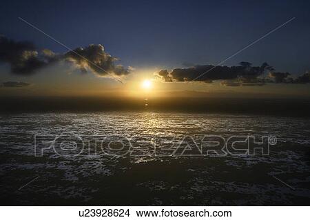 Picture - Swamp at sunset in Everglades National Park, Florida, USA. Fotosearch