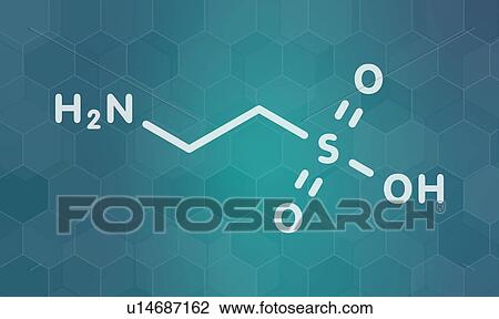 Taurine molecule, illustration View Large Photo Image Stock Image - Taurine molecule, illustration. Fotosearch
