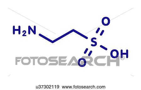 Stock Photo - Taurine molecule, illustration. Fotosearch