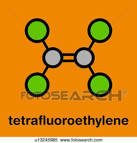Tetrafluoroethylene molecule, illustration View Large Photo Image Stock Photography - Tetrafluoroethylene molecule, illustration. Fotosearch