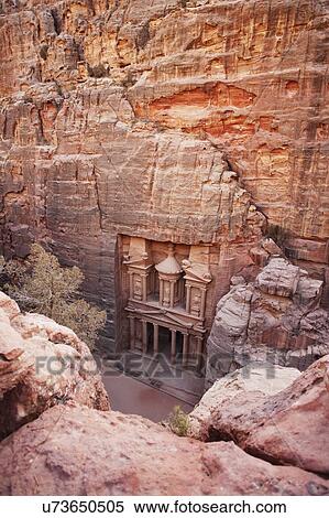 Stock Photography - The Treasury, Petra, Jordan. Fotosearch