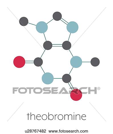 Theobromine chocolate alkaloid molecule, illustration View Large Photo Image Stock Image - Theobromine chocolate alkaloid molecule, illustration. Fotosearch