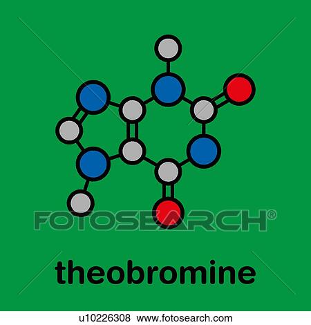 Theobromine chocolate alkaloid molecule, illustration View Large Photo Image Stock Photo - Theobromine chocolate alkaloid molecule, illustration. Fotosearch