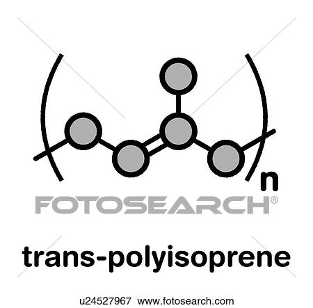 Trans-polyisoprene polymer chemical structure, illustration View Large Photo Image Stock Photo - Trans-polyisoprene polymer chemical structure, illustration. Fotosearch