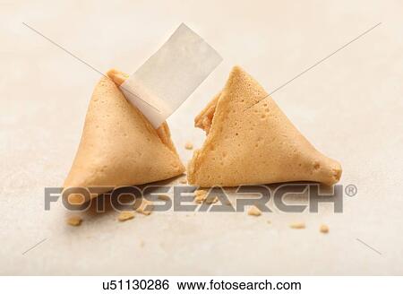 Two fortune cookies View Large Photo Image Stock Photograph - Two fortune cookies. Fotosearch