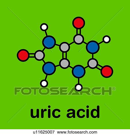 Uric acid molecule, illustration View Large Photo Image Stock Photo - Uric acid molecule, illustration. Fotosearch